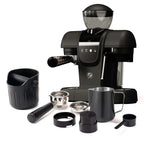 iCafilas Coffee Maker 19 Bar Semi Automatic Extraction Espresso Coffee Machine with Grinder Built In Steam milk coffee machine