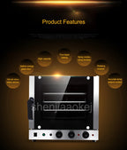 EC01F 4 trays Hot-air Convection Oven kitchen Baking oven Electric oven commercial 60L 220V 4500W