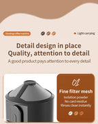 All-in-One Coffee Maker Travel-Friendly Handheld Espresso Machine with Built-in Grinder Mini Pour over Cup for Home And Outdoor