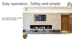 Electric LED Fireplace 3D Flame Water Vapor Steam Fire Place Auto Fill & Drain Fake Flame Fireplace for Living Room Home Decor