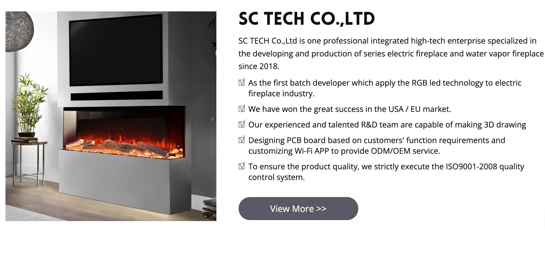 Electric FireplaceTV Stand RGB Electric Fireplace Heater 750w/1500w Wall Recessed Electric 24 Inch Square Fireplace UKCA/ETL/CE/