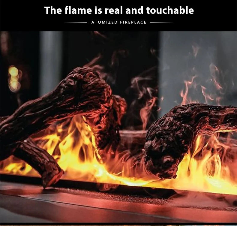 800mm Atomizing Fireplace For Living Room Multi-color Fake Flame Electronic Fireplace Home Remote Control Water Steam Fireplace