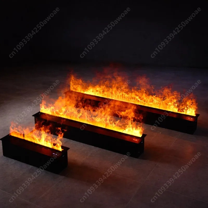 Water Electric Fireplace 3D Mist Fireplace Embedded Realistic Mist Flame Remote Control APP Interior Decoration Steam Fireplace